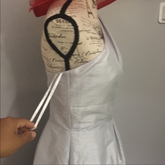 ALFRED SUNG Fit flare pleated one shoulder dress - Picture 6 of 8